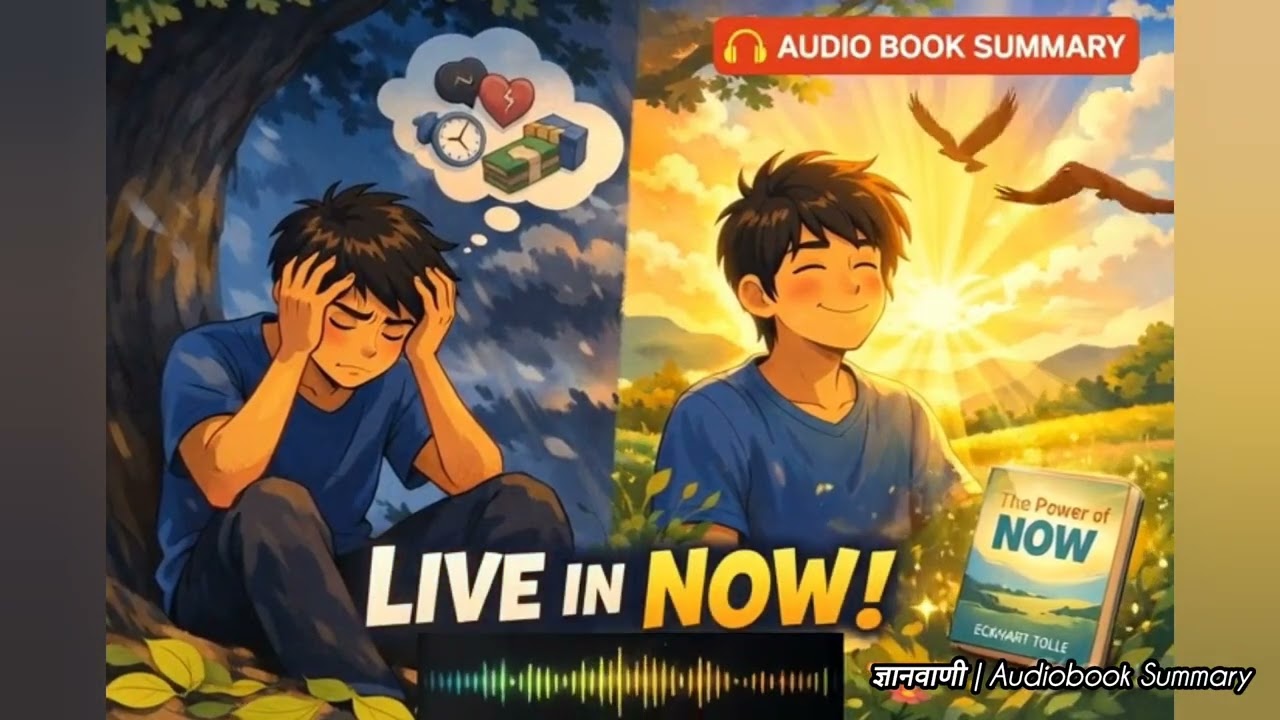 आज में जीना सीख लो… Life Automatically Set हो जाएगी! I The Power of Now Summary in Hindi