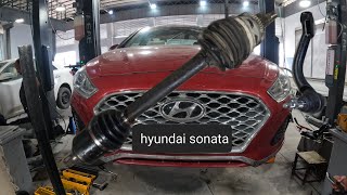 reemplazo del eje de transmisión (eje CV)  ... hyundai sonata 2019 #sonata 2015 - 2019