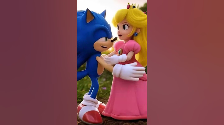 Sonic the Blue Hedgehog 🌀 cheats on Amy Rose 🌹 with Princess Peach 🍑