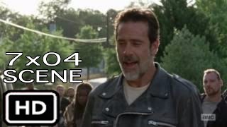 The Walking Dead 7X04 Rick Asks Nagan If Daryl Can Stay Scene Season 7 Episode 4