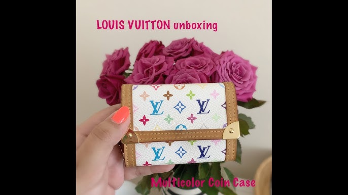 Louis Vuitton Monogram Multicolor Business Card Holder Coin Case