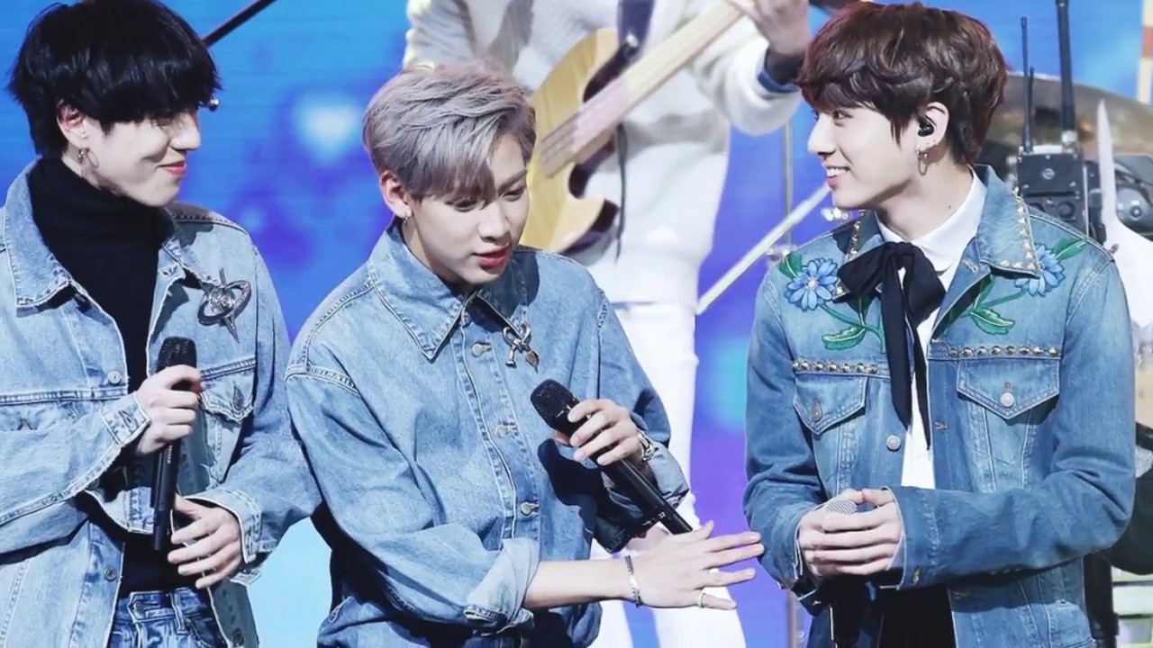 Yugyeom dan BamBam GOT7 serta Jungkook BTS.