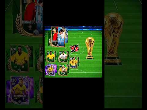 RONALDO AND MESSI VS BRAZIL LEGENDS ☠️ #fifamobile #fifa #eafc25 #eafc24 #eafc26