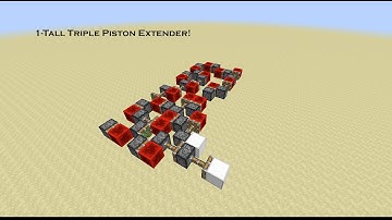 [1.7.4] 1 Tall Triple Piston Extender! [Showcase]