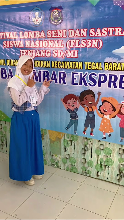 NOURA JUARA 1 LOMBA FLS3N GAMBAR EKSPRESI ALHAMDULILLAH ALLAHUMABARIK #fls3n