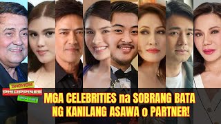 Mga Celebrities Na Sobrang Bata Ng Kanilang Asawa O Partner!