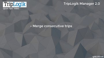 Merge Trips in Manager 2.0  QTE 001 R1