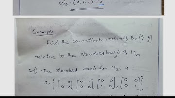 Calicut University | Semester 4 | BSc Mathematics| Core| Linear Algebra |Coordinates and basis 2