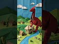 Origami Dinosaur Destroys Everything 💥🦖 #shorts