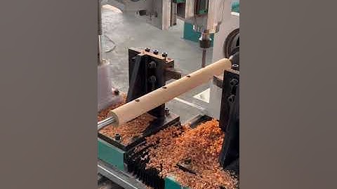 4 Axis CNC Wood Lathe For 3D Turning, Milling, Broaching