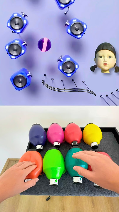 Squid Game with MARBLE vs REAL instruments! ​⁠@3DArtoo