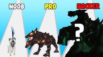 Kaiju Run | Noob vs Pro vs Hacker ??? (NEW MAX LEVEL)
