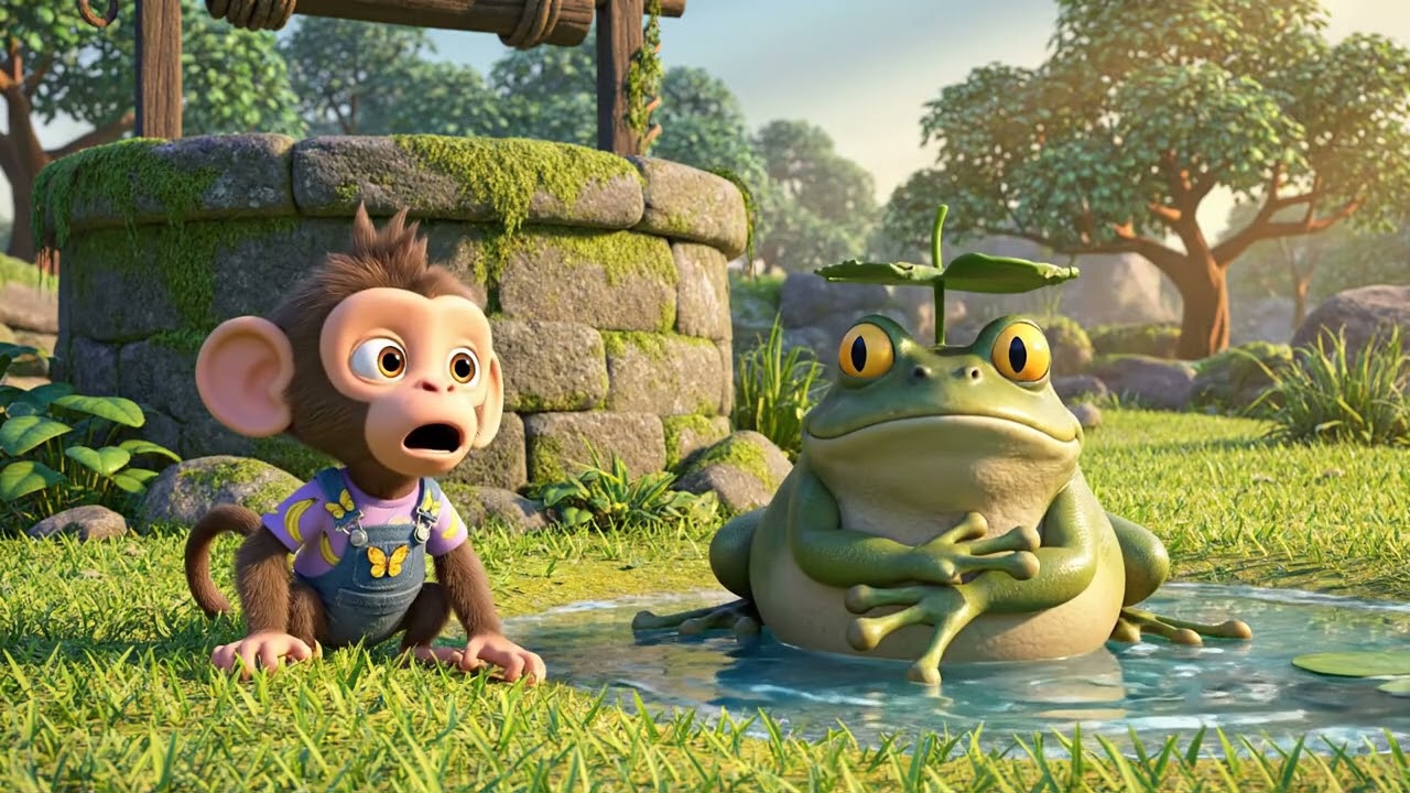 MONKEY CARTOON _ The Runaway Tractor at Sunny Farm _ A Lesson in Safety