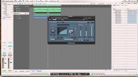 Simple Kick Drum Side Chain Setup in Logic Studio 9