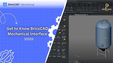 BricsCAD Mechanical : 001 - Get to Know BricsCAD #mechanical Interface. #CAD #mechanicalengineering