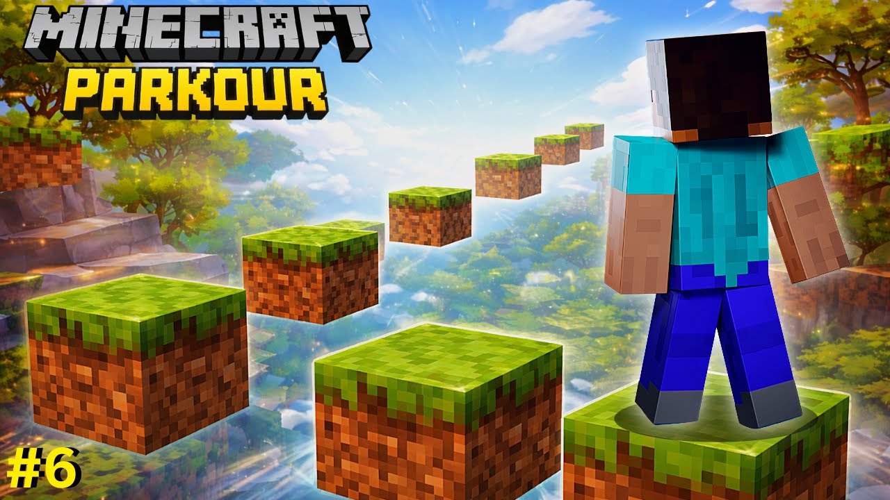 PARKOUR IN MINECRAFT | GAMEPLAY #6 - YouTube