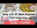 Daily life of a Neet Aspirant// Self Study Vlog(12 hours+ Study)|Edutyee