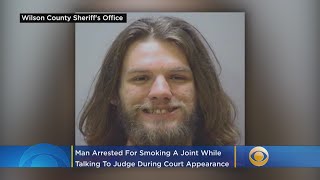 'One Of The Craziest Things I’ve Seen': Man Arrested For Smoking Joint During Court Appearance