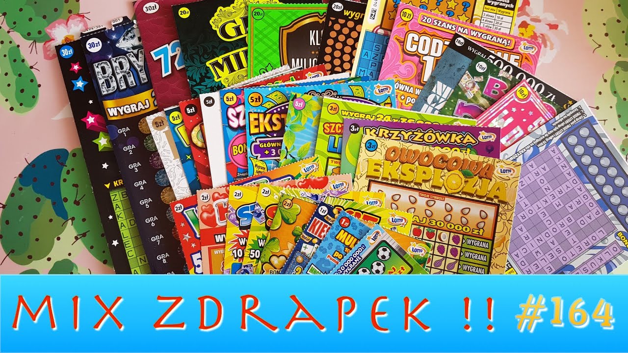 Zdrapki #164 - WIELKI MIX!! WSZYSTKIE ZDRAPKI Z KOLEKTURY!!!😎😎