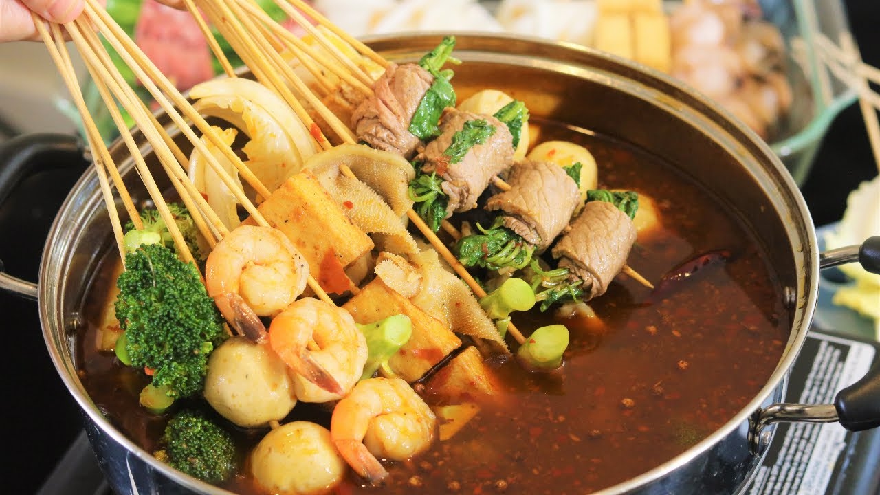 Hot Pot Skewers Recipe YouTube