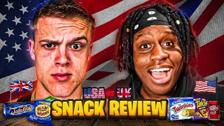 UK VS US Snack Review w/ Joe Bartolozzi (BEST MOMENTS)