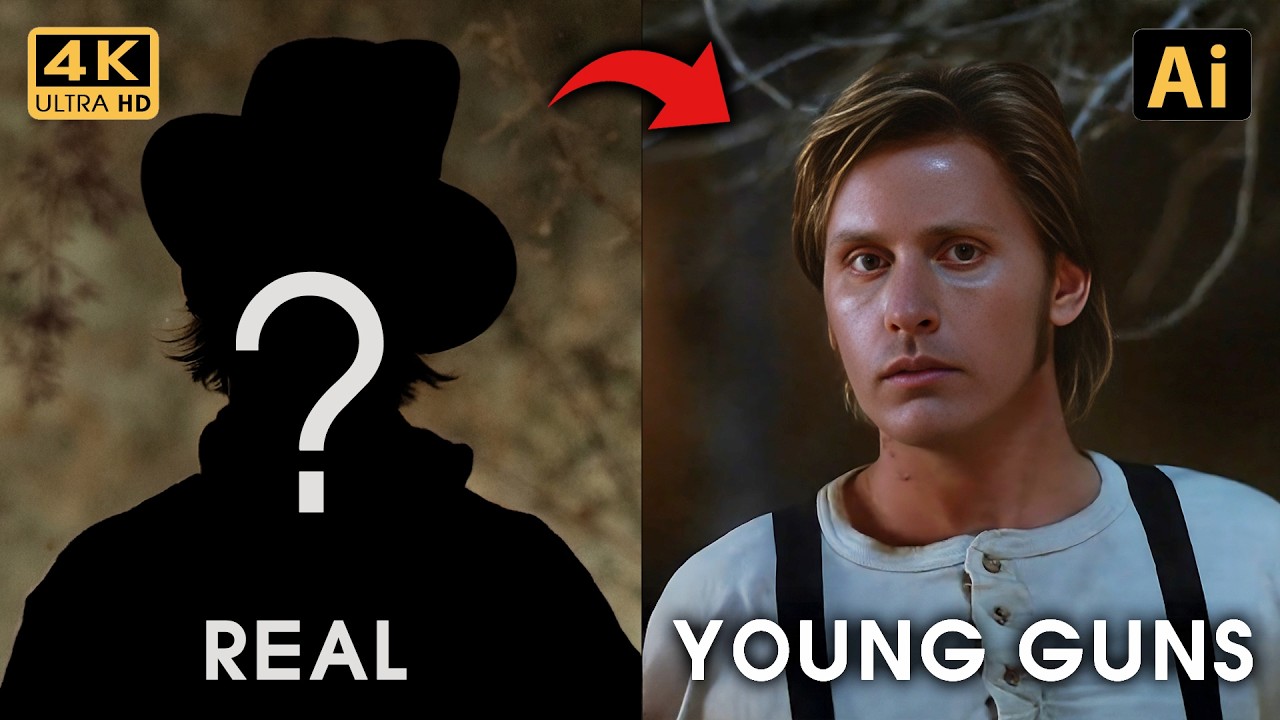 20 Real Faces of Wild West Legends Brought to Life vs Young Guns (1988–1990) | Billy the Kid, etc.