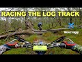 Racing the log trackcross training enduro shorty