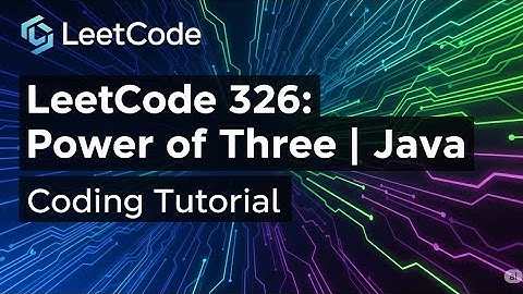 LeetCode 326 : Power of Three | Easiest Solution | Java | DSA 