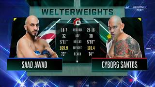 Bellator 154 - Saad Awad vs Cyborg Santos