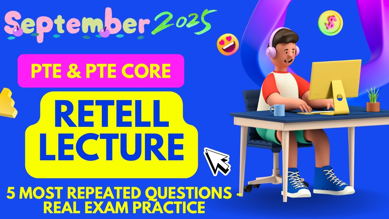 PTE Retell Lecture Practice | 40-Second Perfect Sample Answer + Tips to Boost Your Score FAST