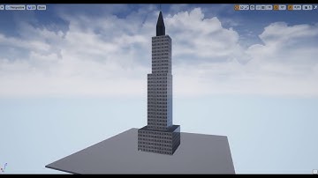 Sky Scaper 01 V1 For UE4 Procedural City Generator