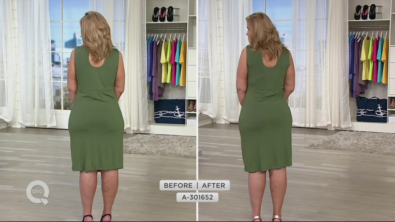 Spanx Oncore Mid-Thigh Bodysuit on QVC 