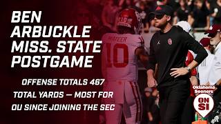 Oklahoma Football: OC Ben Arbuckle Mississippi State postgame