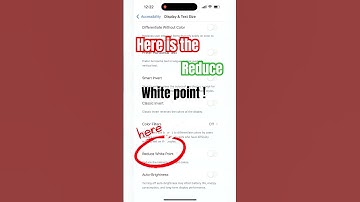 How to Reduce White Point on iPhone 16 Pro Max! #Shorts #iPhoneTips #iOSTricks