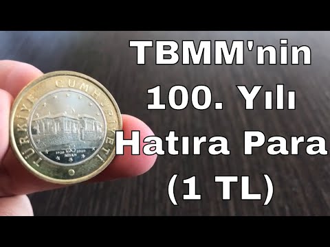 TBMM'nin 100. Yılı 1TL Hatıra Para