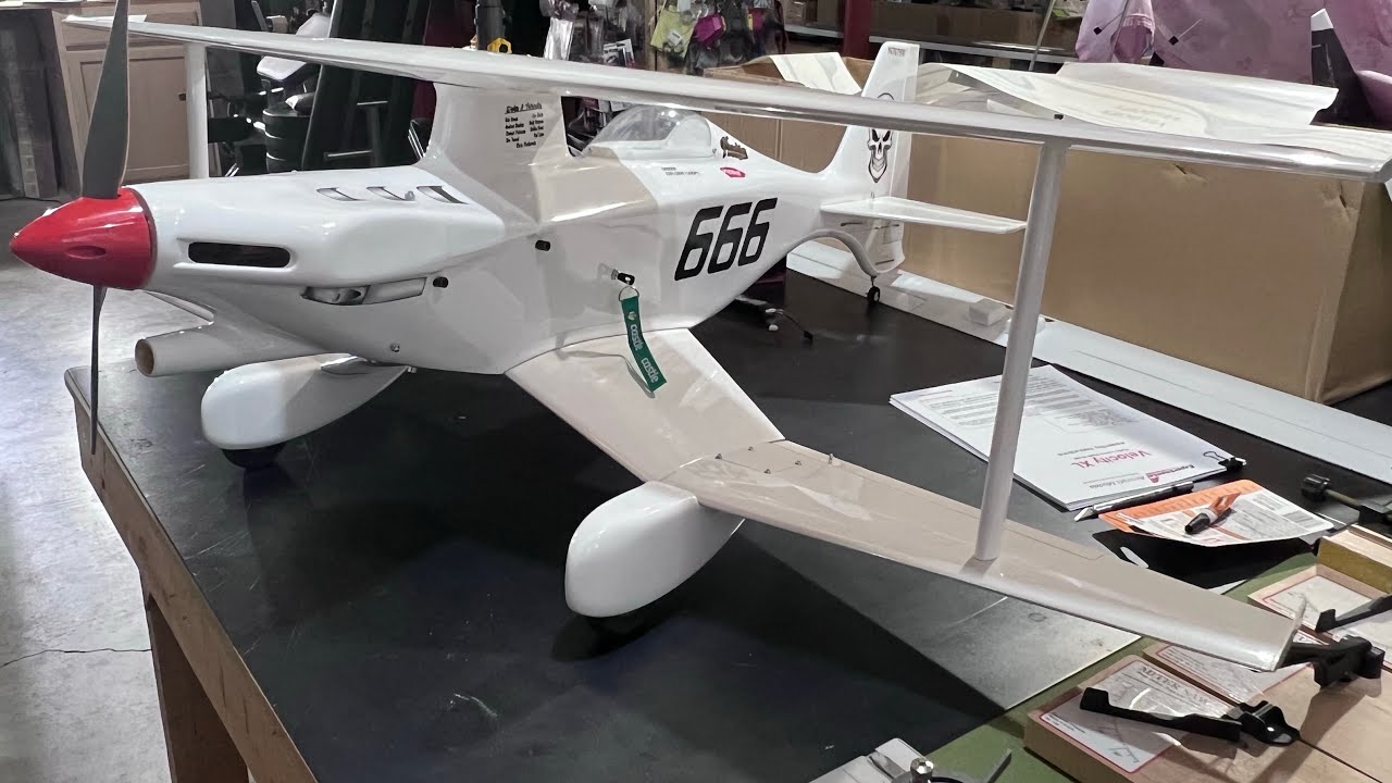 Part 4: Kyosho Phantom R/C Biplane Electric Conversion Final Bits and ...