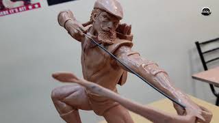 Escultura paso a paso superheroe en plasticera por DDG