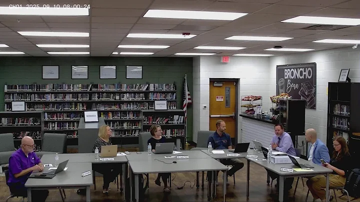 2025 Bethany Public School Board Meeting - 9/9/25