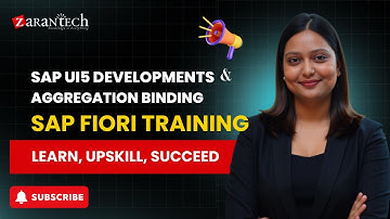 SAP UI5 Developments & Aggregation Binding - SAP FIORI Training | ZaranTech