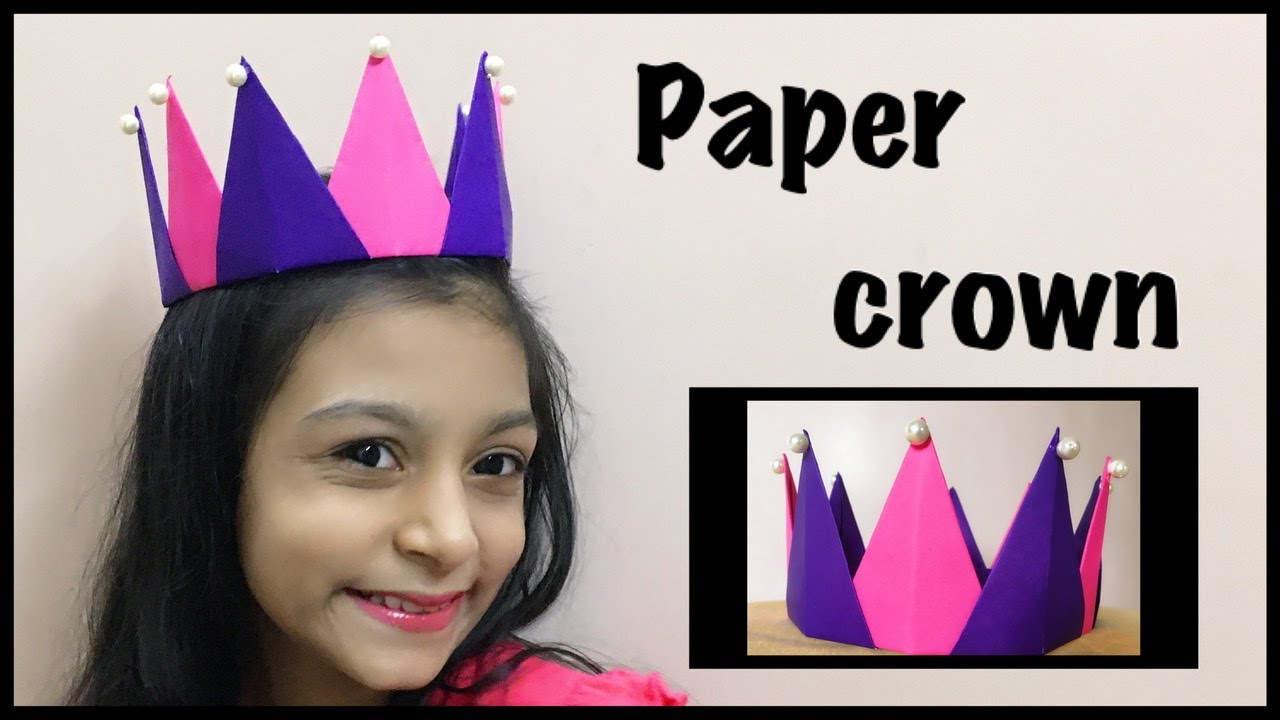 paper crown/ how to make paper crown / easy princess crown / Birthday Crown