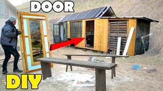 How to Make a Door from a Wooden Wall DIY