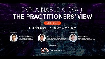 Explainable AI (XAI) - The Practitioners View