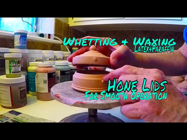 How to get a buttery smooth lid using valve grinding compound and unloading  the kiln Vlog 6 