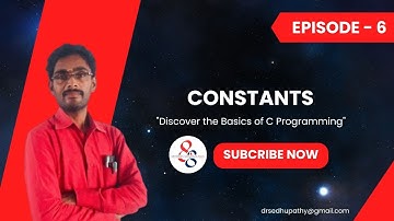 Constants in C Programming / #SNSInstitutions / #SNSDesignThinkers /#DesignThinking