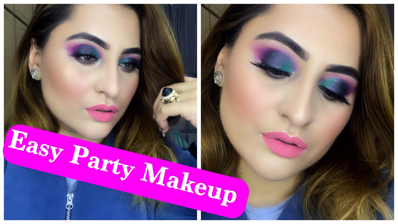 Easy Party Makeup Tutorial | Celestial Thunder palette review