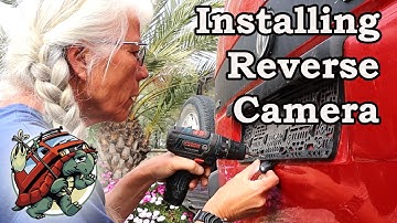 Installing A Reverse Camera with no Experience - Van Build Turkey. EP.11