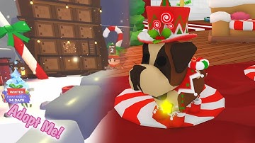 Adopt Me Advent Calendar review Winter Event St Bernard 2021 #AdoptMe #AdoptMeUpdate #AdoptMePets ❄