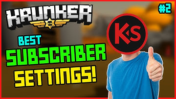 The BEST SUBSCRIBER SETTINGS in KRUNKER! (Insane Gameplay and RAGE)
