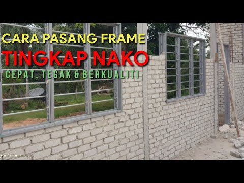 Video: Pemasangan tingkap buat sendiri di rumah bingkai