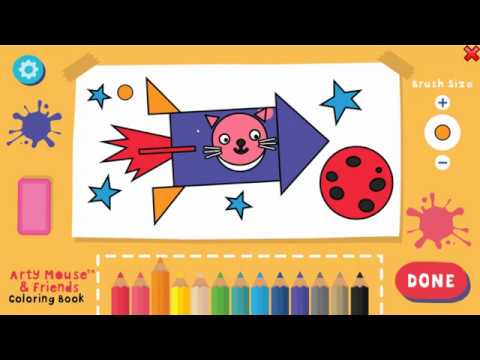 Веселая раскраска для самых маленьких | Funny Paint-book for kids